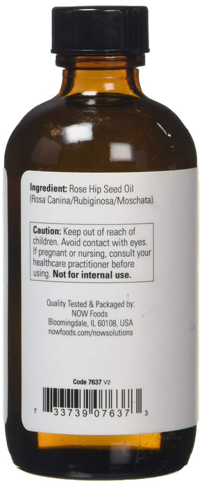 NOW Foods Rose Hip Seed Oil - 118 ml. | High-Quality Health and Wellbeing | MySupplementShop.co.uk