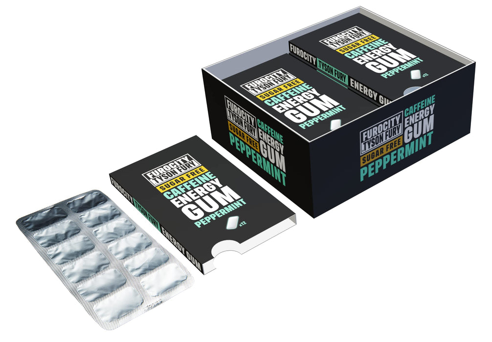 Furocity Energy Gum  12x12Tabs Peppermint Power by Furocity at MYSUPPLEMENTSHOP.co.uk