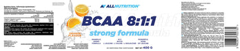 Allnutrition BCAA 8:1:1 Strong Formula, Orange - 400g | High-Quality Supplements | MySupplementShop.co.uk