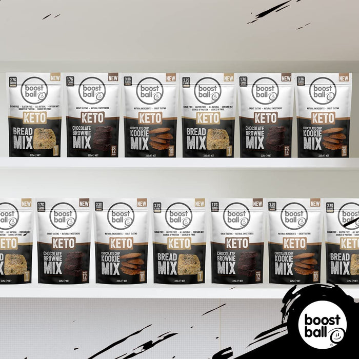 Boostball Keto Chocolate Chip Kookie Mix 225g | High-Quality Health Foods | MySupplementShop.co.uk