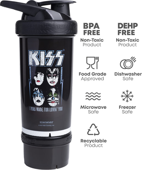 SmartShake Revive - Rock Band Collection, Kiss - 750 ml. | High-Quality Supplement Shakers | MySupplementShop.co.uk