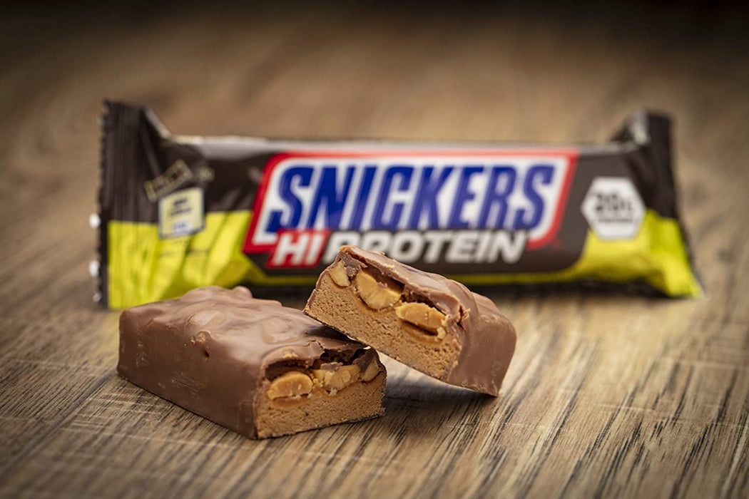 Snickers Hi-Protein Bars 12 x 55g | High-Quality Sports Nutrition | MySupplementShop.co.uk