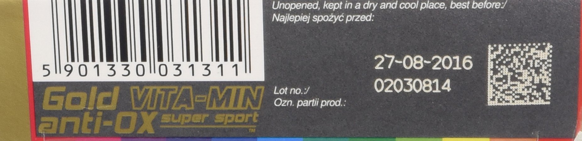 Olimp Nutrition Gold VITA-MIN anti-OX super sport - 60 caps | High-Quality Combination Multivitamins & Minerals | MySupplementShop.co.uk