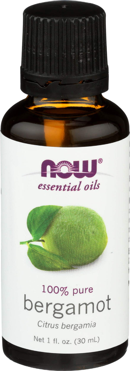 NOW Foods Essential Oil, Bergamot Oil - 30 ml. | High-Quality Essential Oil Blends | MySupplementShop.co.uk