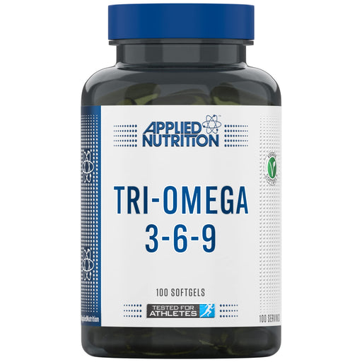 Applied Nutrition Tri-Omega 3-6-9 - 100 Softgels | High-Quality Omegas, EFAs, CLA, Oils | MySupplementShop.co.uk