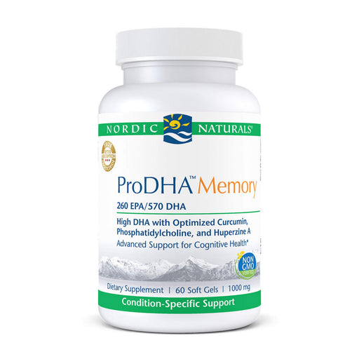 Nordic Naturals ProDHA Memory - 60 softgels | High-Quality Health and Wellbeing | MySupplementShop.co.uk