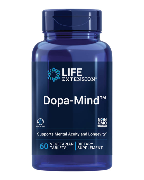 Life Extension Dopa-Mind - 60 vegetarian tabs - Vitamins, Minerals & Supplements at MySupplementShop by Life Extension