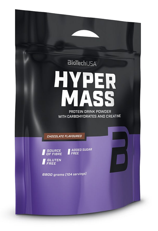 BioTechUSA Hyper Mass, Strawberry - 6800 grams | High-Quality Weight Gainers & Carbs | MySupplementShop.co.uk