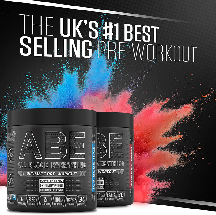 Applied Nutrition ABE (All Black Everything) Ultimate Preworkout 315g | High-Quality Vitamins & Supplements | MySupplementShop.co.uk