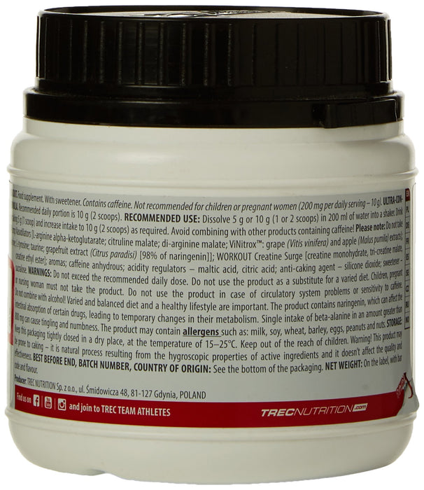 Trec Nutrition S.A.W. Powder, Wildberry - 200 grams | High-Quality Nitric Oxide Boosters | MySupplementShop.co.uk