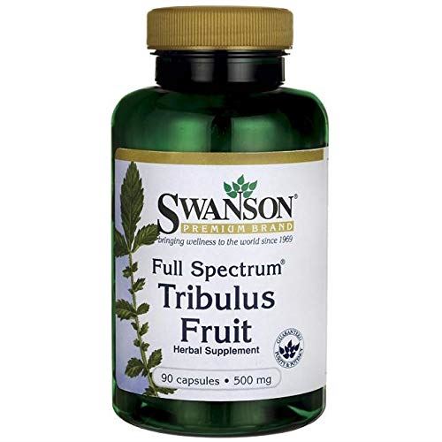 Swanson Full Spectrum Tribulis Fruit 500mg 90 Caps - Default Title - Natural Testosterone Support at MySupplementShop by Swanson