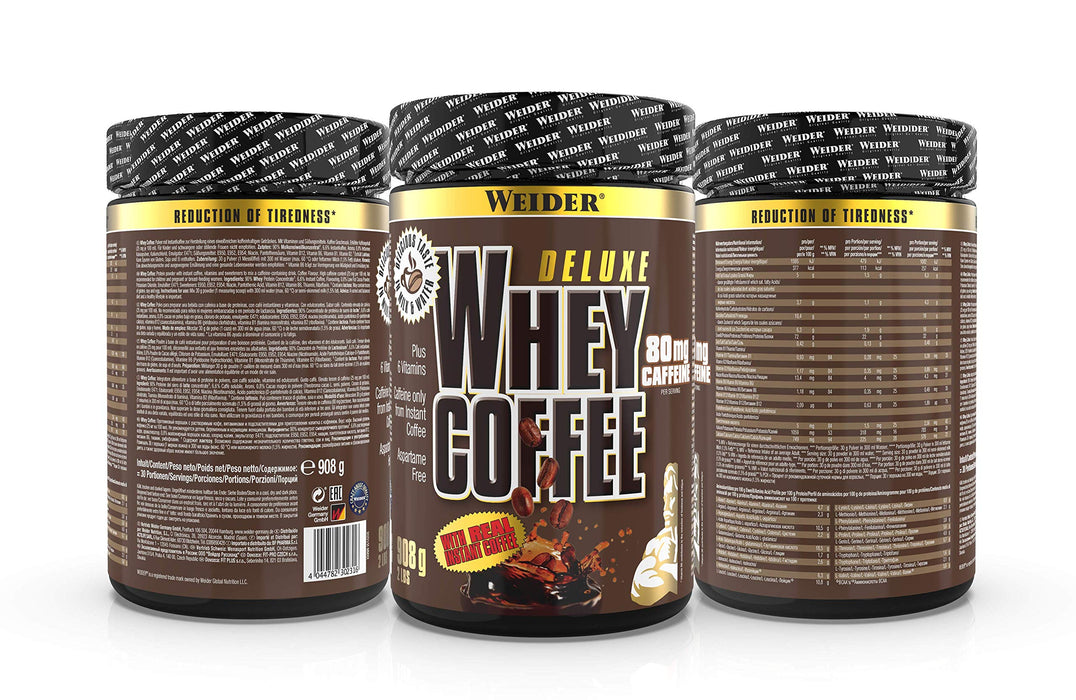 Weider Whey Coffee Deluxe - 908 grams | High-Quality Protein | MySupplementShop.co.uk