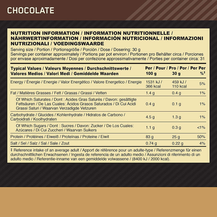 Optimum Nutrition Gold Standard 100% Isolate 930g | High-Quality Protein | MySupplementShop.co.uk