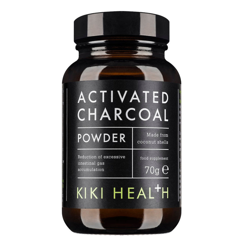 Kiki Health Activated Charcoal Powder 70g | High-Quality Vitamins & Supplements | MySupplementShop.co.uk