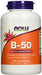 NOW Foods Vitamin B-50 - 250 vcaps - Vitamins & Minerals at MySupplementShop by NOW Foods