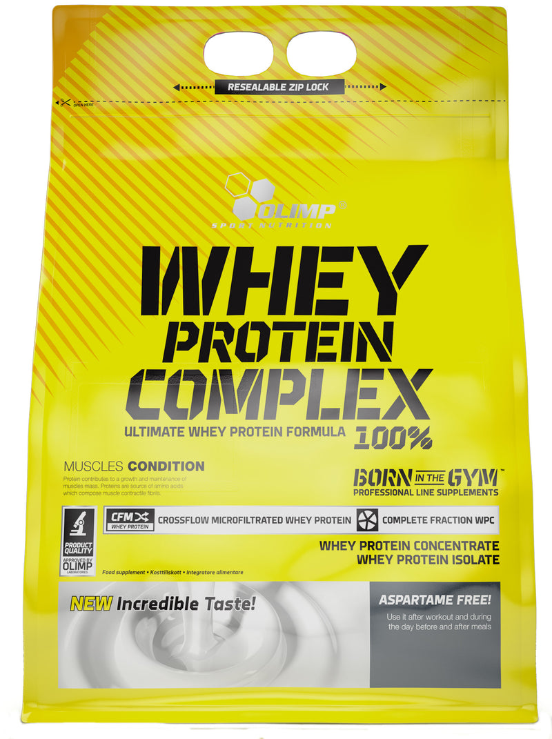 Olimp Nutrition Whey Protein Complex 100%, Cookies Cream (EAN 5901330044410) - 2270 grams | High-Quality Protein | MySupplementShop.co.uk