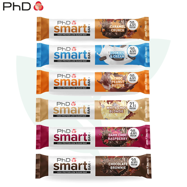 PhD Nutrition Smart Bar 12 x 64g - Protein Bars at MySupplementShop by PhD