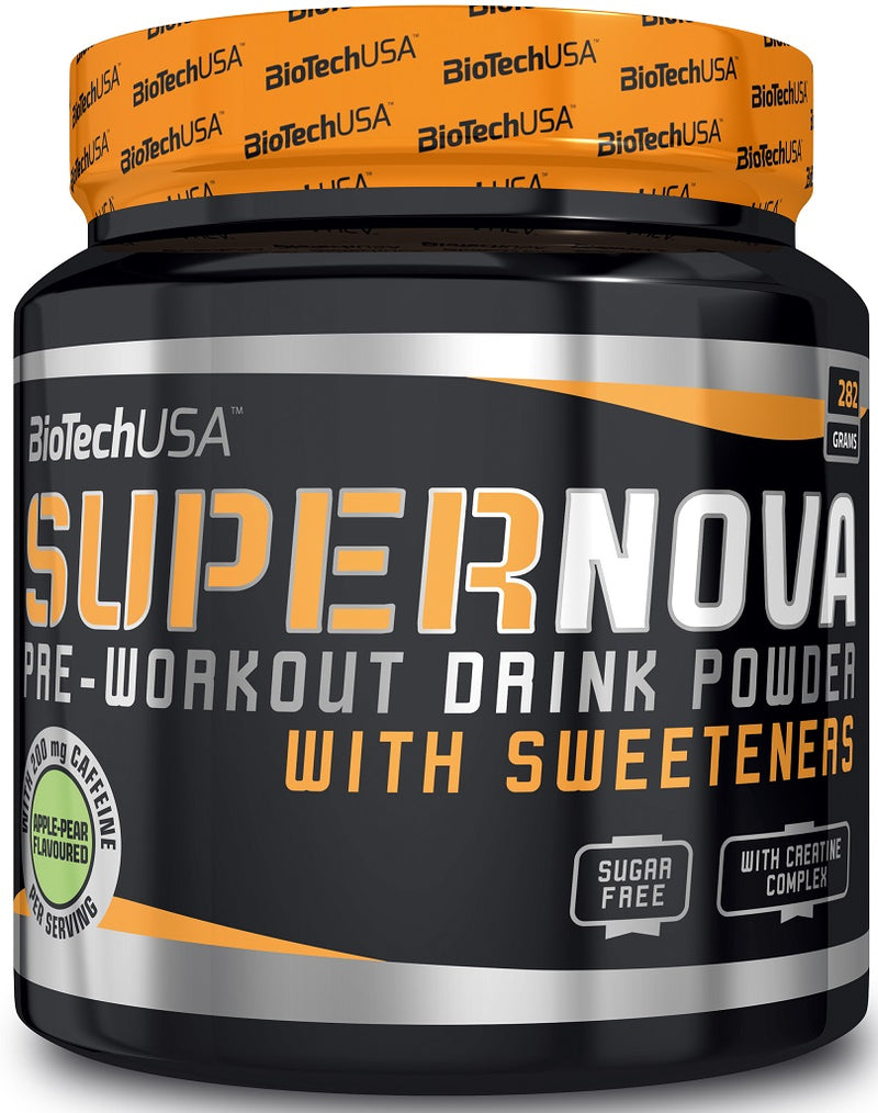 BioTechUSA Super Nova, Peach - 282 grams | High-Quality Pre & Post Workout | MySupplementShop.co.uk