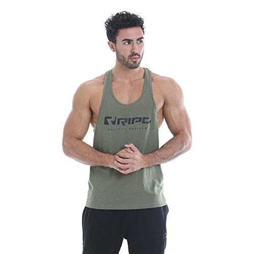 RIPT Stringer Vest M Grey | High-Quality Apparell | MySupplementShop.co.uk