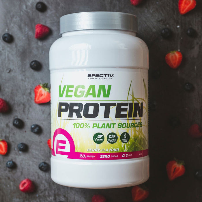 Efectiv Nutrition Vegan Protein Berry 908 g | High-Quality Vegan Proteins | MySupplementShop.co.uk