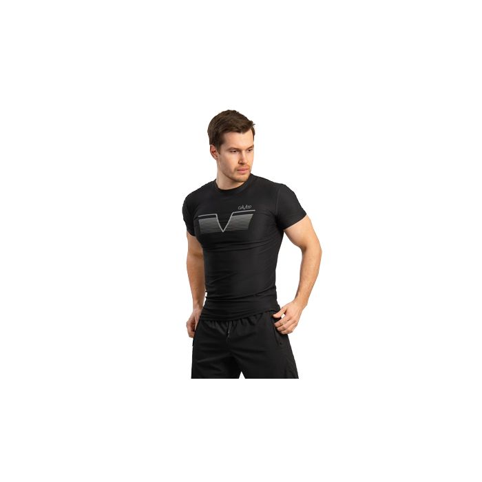 Gavelo Rashguard Tee - Sniper Black - Small - Tee at MySupplementShop by Gavelo