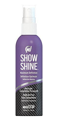 Pro Tan Show Shine, Maximum Definition Ultra Light Competition Posing Oil Spray - 118 ml. | High-Quality Accessories | MySupplementShop.co.uk