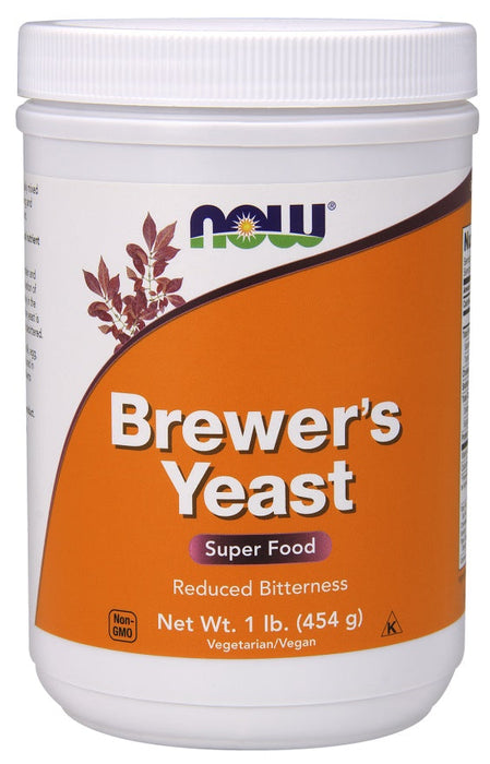 NOW Foods Brewer's Yeast, Powder - 454g - Health and Wellbeing at MySupplementShop by NOW Foods