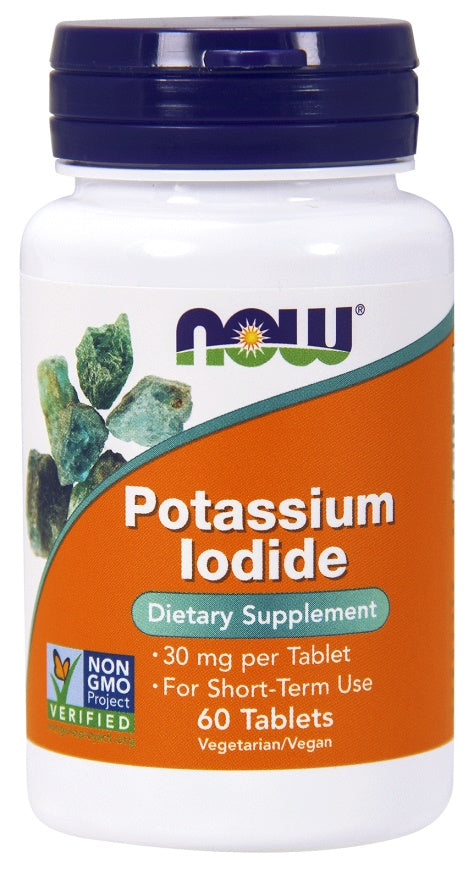 NOW Foods Potassium Iodide, 30mg - 60 tabs | High-Quality Vitamins & Minerals | MySupplementShop.co.uk