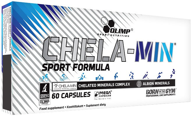 Olimp Nutrition Chela-Min, Sport Formula - 60 caps | High-Quality Vitamins & Minerals | MySupplementShop.co.uk