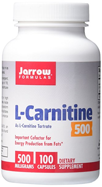 Jarrow Formulas L-Carnitine, 500mg - 100 caps | High-Quality Carnitine | MySupplementShop.co.uk