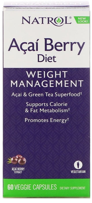 Natrol AcaiBerry Diet - 60 vcaps - Slimming and Weight Management at MySupplementShop by Natrol