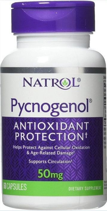 Natrol Pycnogenol, 50mg - 60 caps - Default Title - Health and Wellbeing at MySupplementShop by Natrol