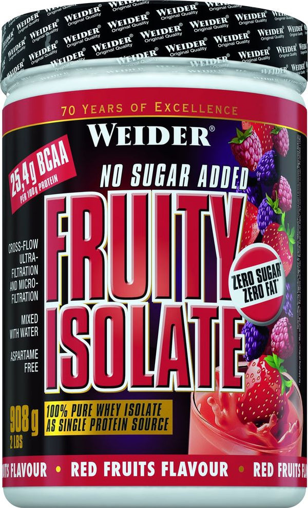 Weider Fruity Isolate, Red Fruits - 908 grams | High-Quality Protein | MySupplementShop.co.uk