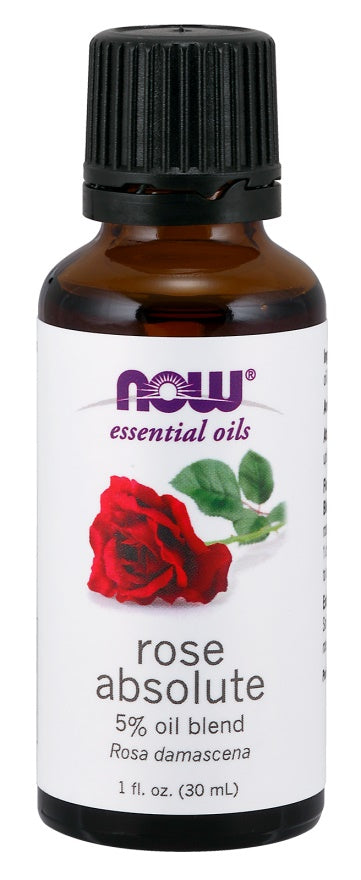 NOW Foods Essential Oil, Rose Absolute Oil - 30 ml. | High-Quality Health and Wellbeing | MySupplementShop.co.uk