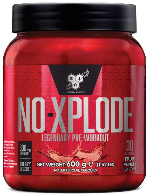 BSN NO Xplode, Green Apple - 600 grams | High-Quality Nitric Oxide Boosters | MySupplementShop.co.uk