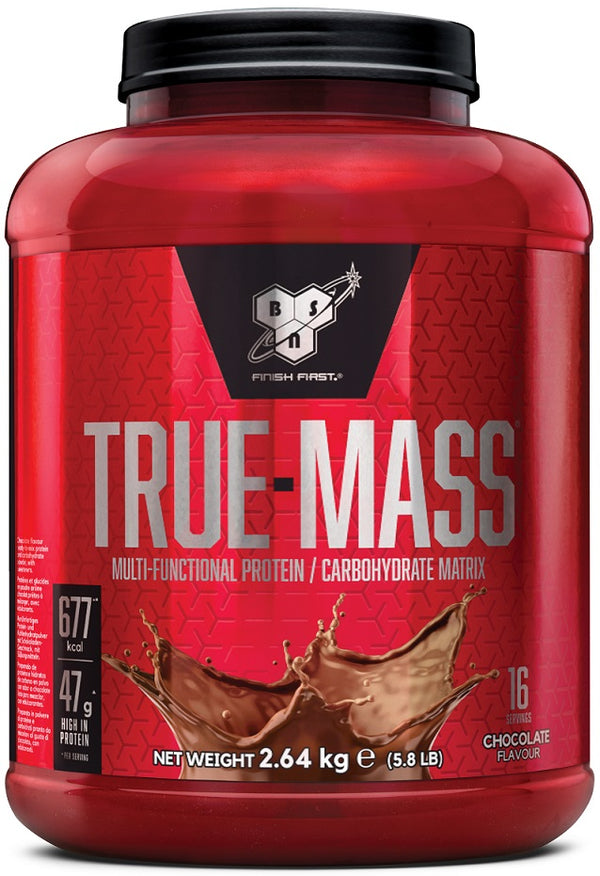 BSN True Mass, Cookies & Cream - 2640 grams | High-Quality Weight Gainers & Carbs | MySupplementShop.co.uk