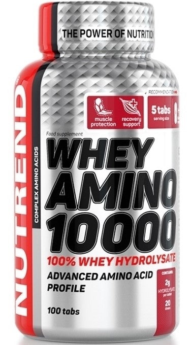 Nutrend Whey Amino 10 000 - 100 tablets | High-Quality Amino Acids and BCAAs | MySupplementShop.co.uk