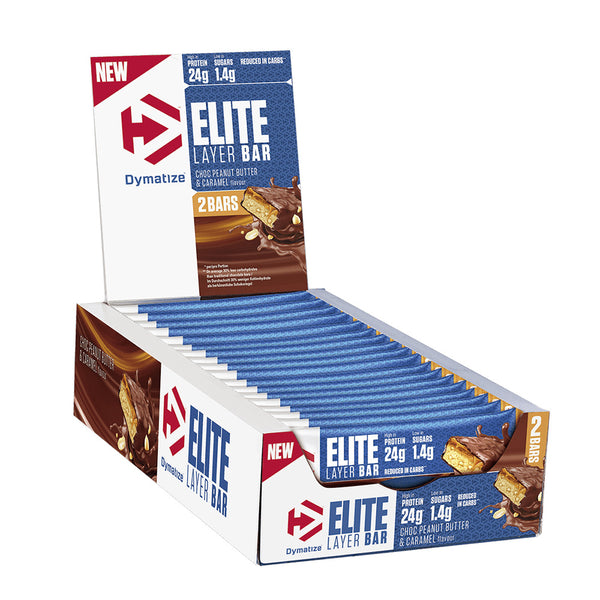 Dymatize Elite Layer Bar, Chocolate Panut Butter Caramel - 18 bars (60 grams) | High-Quality Health Foods | MySupplementShop.co.uk