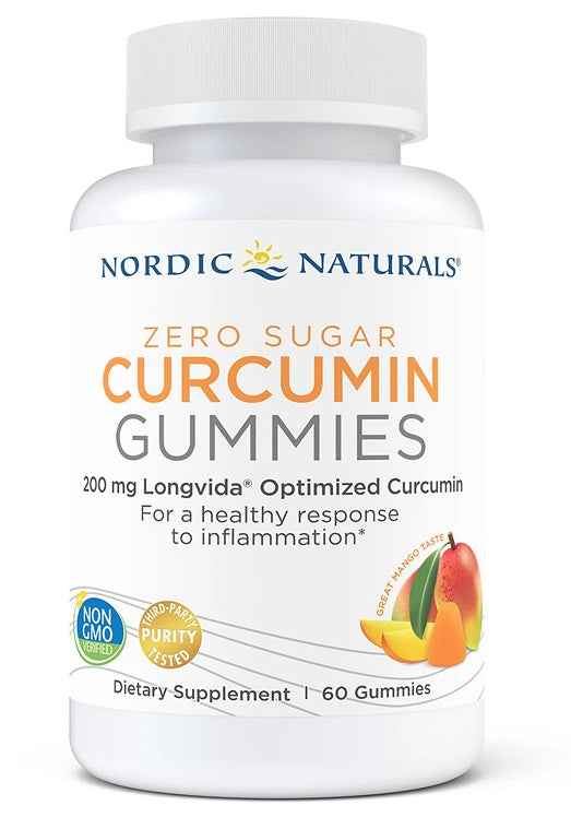 Nordic Naturals Curcumin Gummies - 60 gummies | High-Quality Health and Wellbeing | MySupplementShop.co.uk