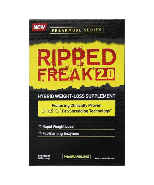 PharmaFreak Ripped Freak 2.0 - 60 caps | High-Quality Slimming and Weight Management | MySupplementShop.co.uk