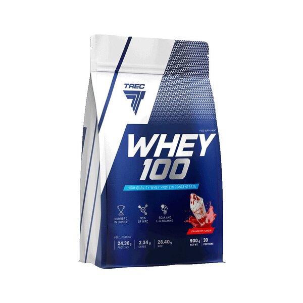 Trec Nutrition Whey 100, Cookies - 900 grams - Default Title - Protein at MySupplementShop by Trec Nutrition