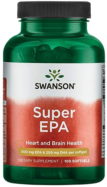 Swanson Super EPA - 100 softgels | High-Quality Omegas, EFAs, CLA, Oils | MySupplementShop.co.uk