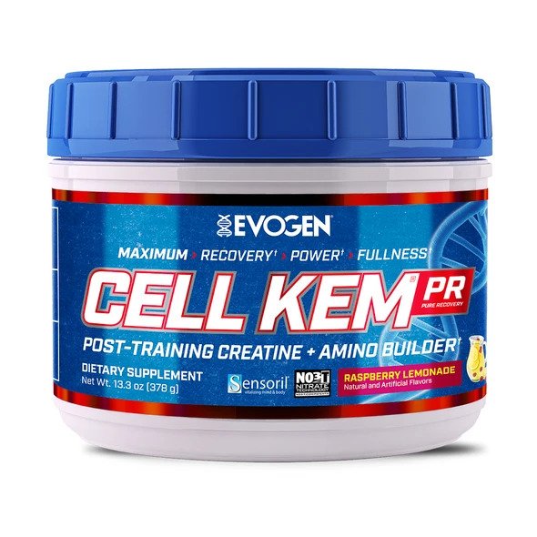 Evogen Cell K.E.M. PR, Raspberry Lemonade - 378 grams | High-Quality Amino Acids and BCAAs | MySupplementShop.co.uk