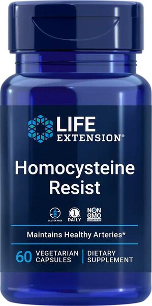 Life Extension Homocysteine Resist - 60 vcaps - Vitamin B at MySupplementShop by Life Extension