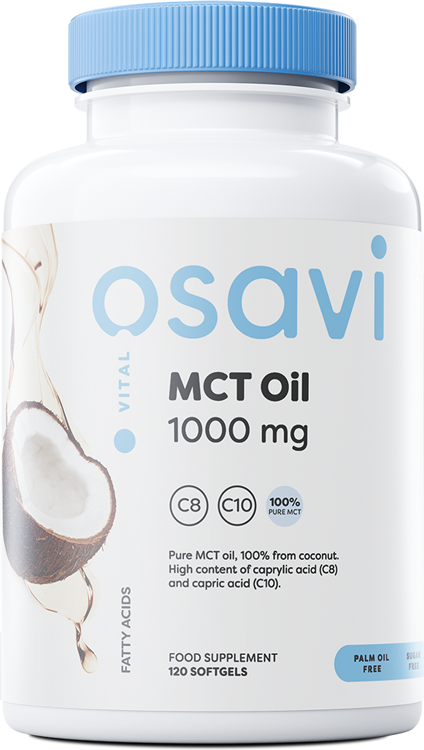 Osavi MCT Oil, 1000mg - 120 softgels | High-Quality Combination Multivitamins & Minerals | MySupplementShop.co.uk