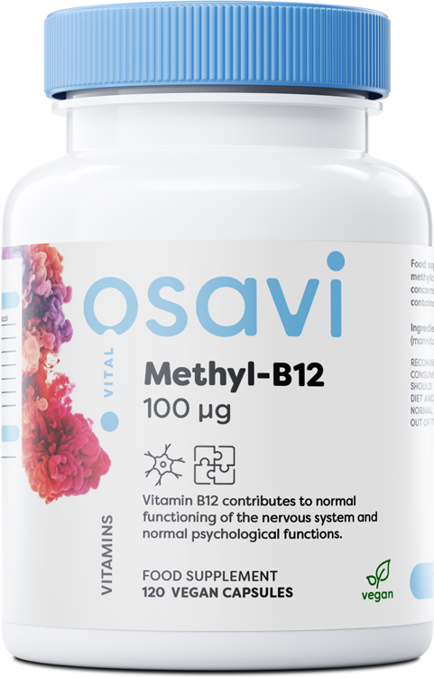 Osavi Methyl-B12, 100mcg - 120 vegan caps | High-Quality Sports Supplements | MySupplementShop.co.uk