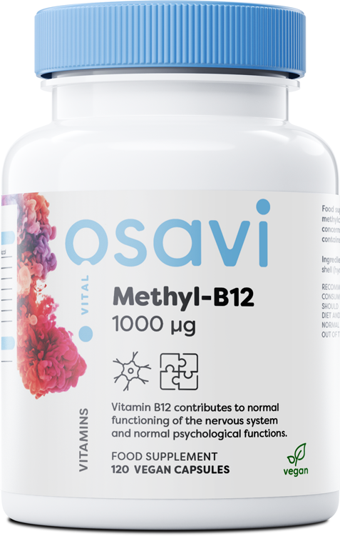 Osavi Methyl-B12, 1000mcg - 120 vegan caps | High-Quality Sports Supplements | MySupplementShop.co.uk