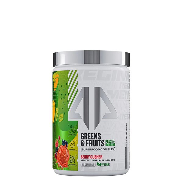 AP Sports Regimen Greens & Fruits + Immune, Berry Gusher - 300 grams | High-Quality Health and Wellbeing | MySupplementShop.co.uk