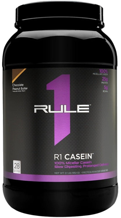 Rule One R1 Casein, Chocolate Peanut Butter - 952 grams | High-Quality Protein | MySupplementShop.co.uk