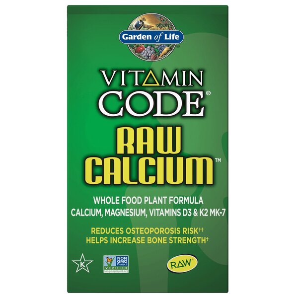 Garden of Life Vitamin Code Raw Calcium - 60 vcaps | High-Quality Vitamins & Minerals | MySupplementShop.co.uk